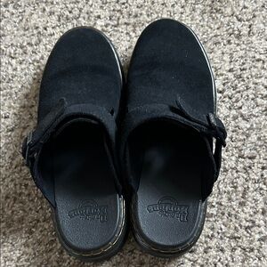 Dr. Martens Black Suede Loafers